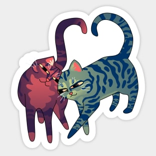 Head Boops (Multicolor) Sticker